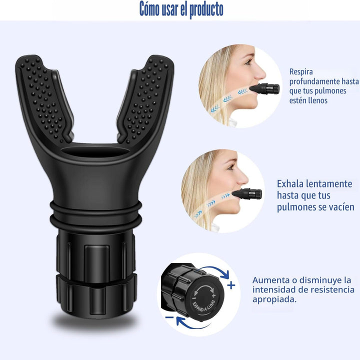 💨 BreatheMax™ | Entrenador Respiratorio Profesional. | 2X1 Solo por HOY
