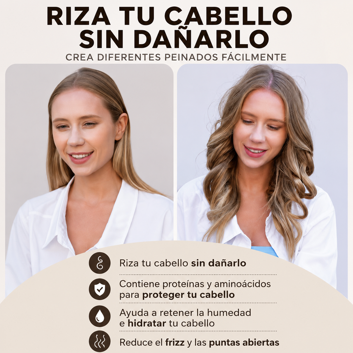 ✨ DreamCurls™ | Rizadora Sin Calor para Ondas Naturales