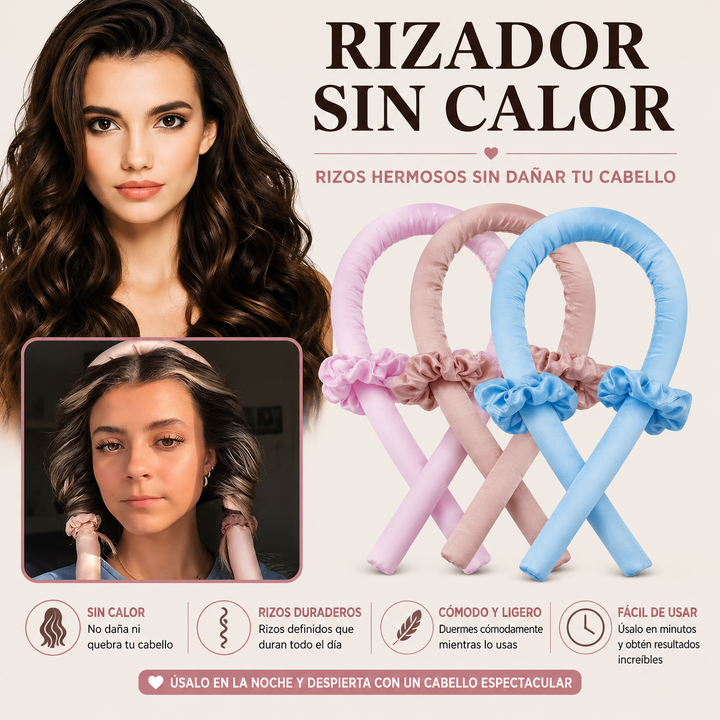 ✨ DreamCurls™ | Rizadora Sin Calor para Ondas Naturales