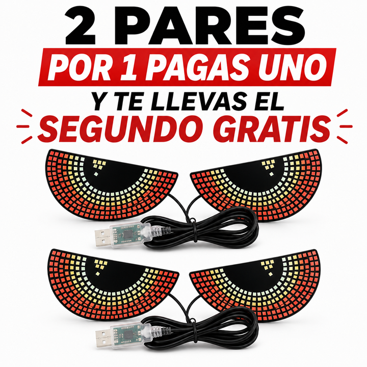 Luces LED en Forma de Ojos para tu Vehículo | 2X1 SOLO POR HOY