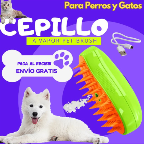 CEPILLO A VAPOR PARA MASCOTAS