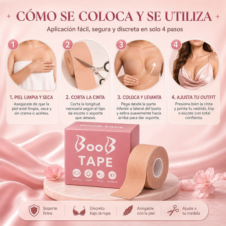 ✨ Boob Tape™ | Cinta Levanta Busto Invisible | 2x1 SOLO POR HOY