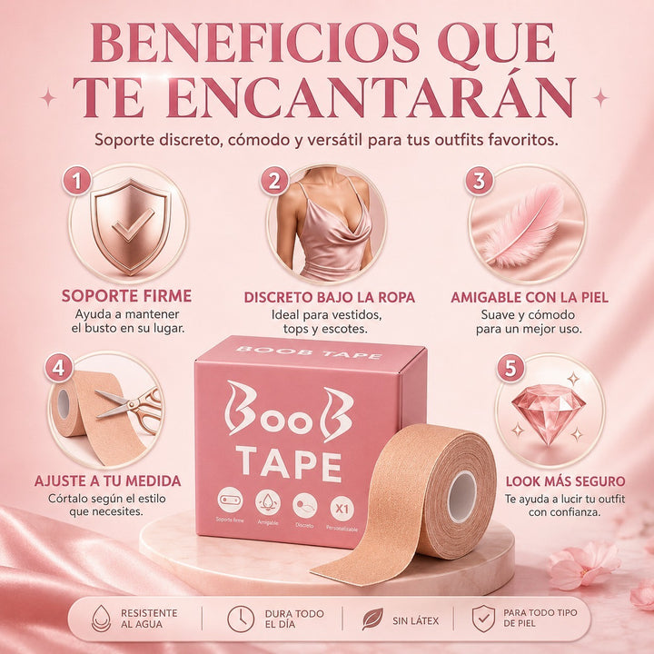 ✨ Boob Tape™ | Cinta Levanta Busto Invisible | 2x1 SOLO POR HOY