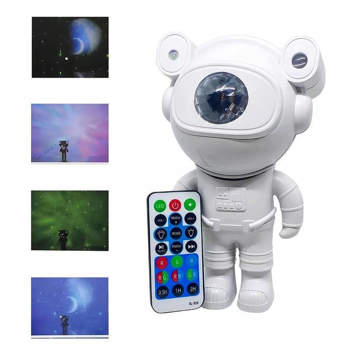 Proyector LED Astronauta 2 en 1 | Bocina Bluetooth con Control