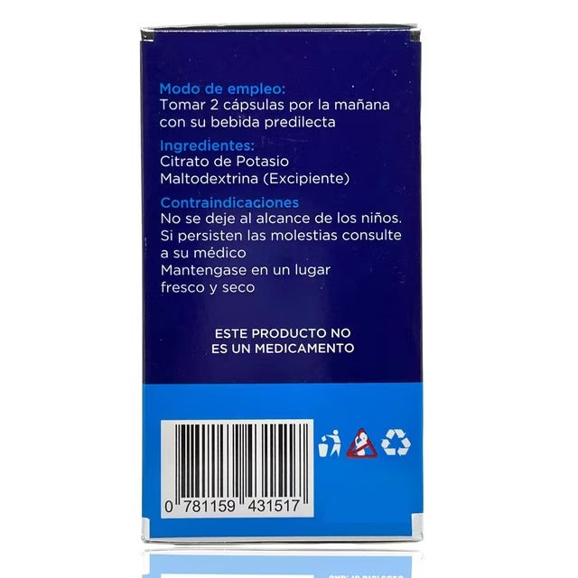 ⚡ Potassium Active™ | Citrato de Potasio en Cápsulas