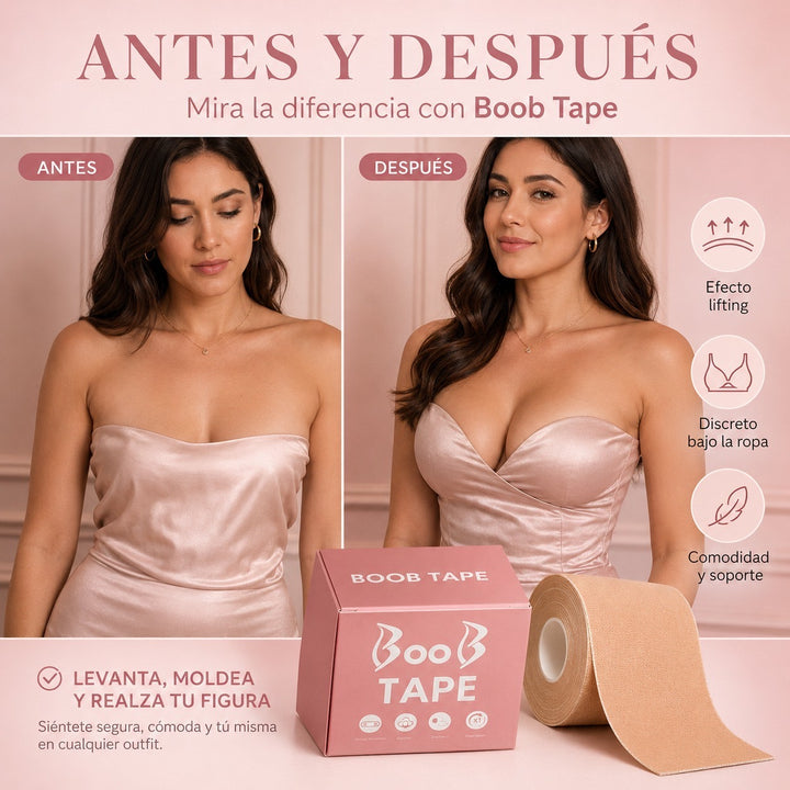 ✨ Boob Tape™ | Cinta Levanta Busto Invisible | 2x1 SOLO POR HOY