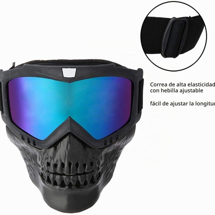 Máscara Táctica con Lentes Desmontables