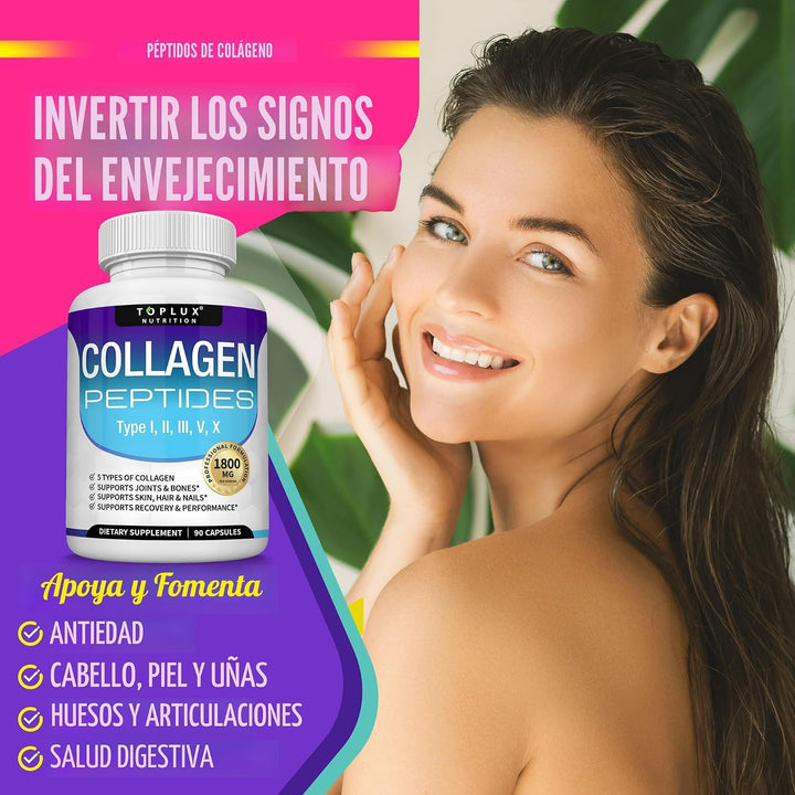 ✨ ColagenoCap™ | Complejo Premium con 5 Tipos de Colágeno Hidrolizado | 2X1 SOLO POR HOY 🔥