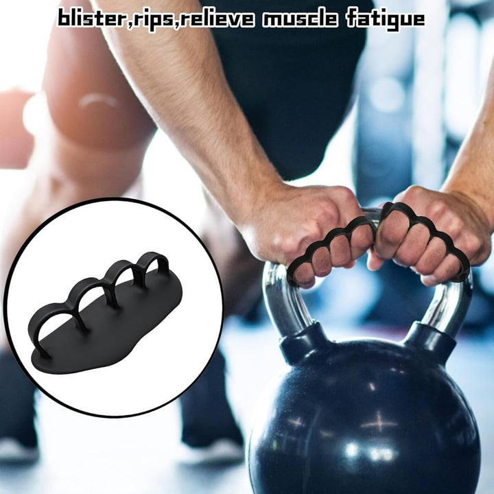 Agarre de Gimnasio de Goma sin Dedos – Guantes Protectores Ergonómicos para las Manos, Ideales para Levantamiento de Pesas, Dominadas, Entrenamiento en Gimnasio y Ejercicio, para Hombres y Mujeres (FINGAR GRIP)