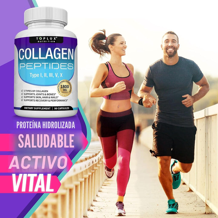 ✨ ColagenoCap™ | Complejo Premium con 5 Tipos de Colágeno Hidrolizado | 2X1 SOLO POR HOY 🔥
