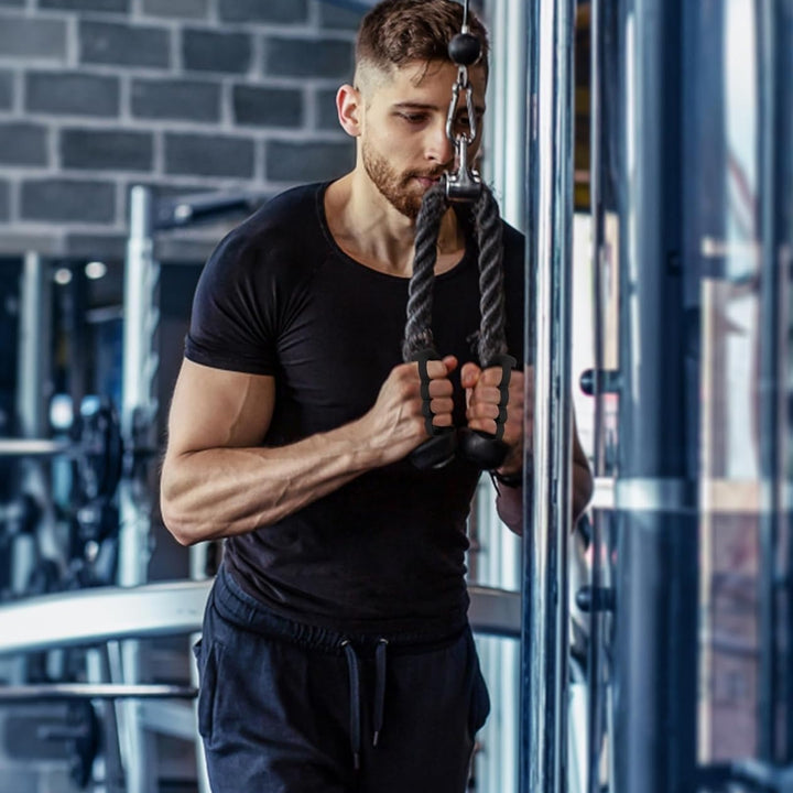 Agarre de Gimnasio de Goma sin Dedos – Guantes Protectores Ergonómicos para las Manos, Ideales para Levantamiento de Pesas, Dominadas, Entrenamiento en Gimnasio y Ejercicio, para Hombres y Mujeres (FINGAR GRIP)