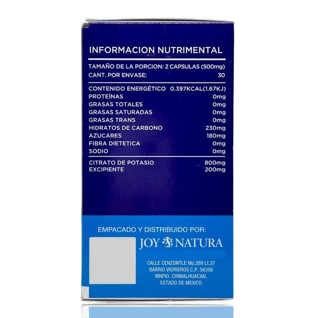 ⚡ Potassium Active™ | Citrato de Potasio en Cápsulas